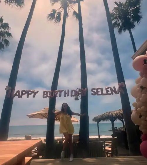 Selena celebrating her birthday | IG 7/22/24