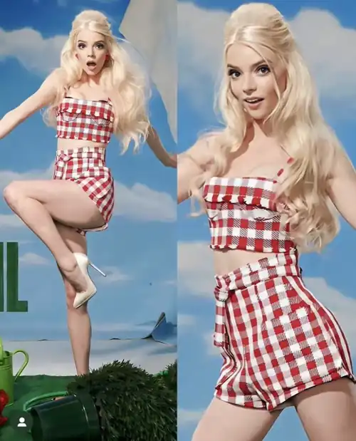 Anya as Barbie sex doll