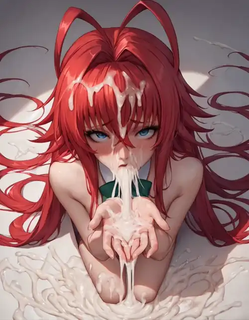 Rias got her fill of cum