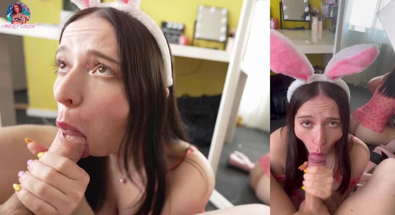 all the cum should be on my face