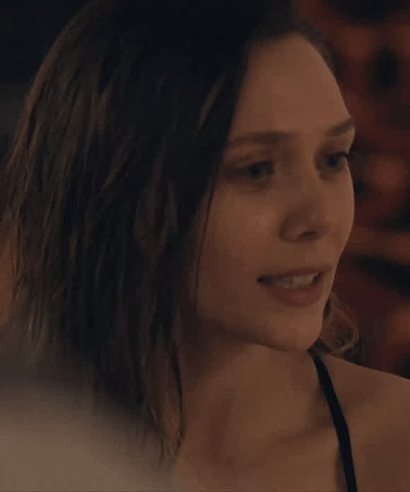"Well...I could breed you mommy". "W-what did you just say?" Mommy Elizabeth Olsen can't believe what I just told her