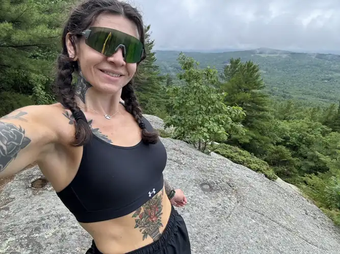 Lost 120 lbs and now I can run up these mountains instead of be embarrassed when I’m breathing hard going up stairs… so grateful 🥹