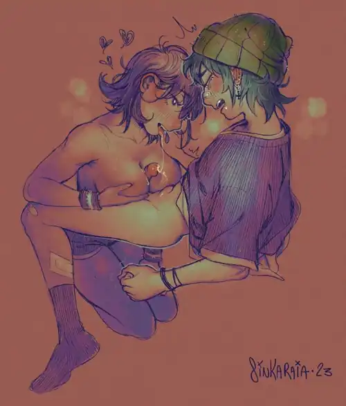 That wasn’t very “we’re just friends” of us ~