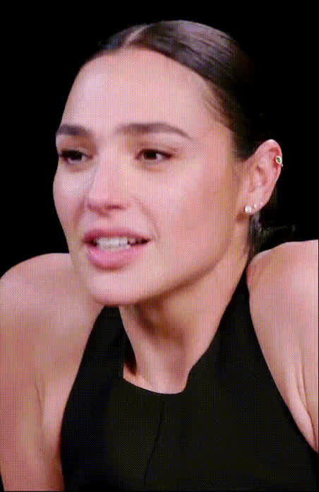 My wife Gal Gadot after blowing her bull spitting his cum on my dick as my reward.