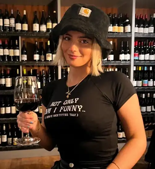 Millie Gibson knows she has great tits 