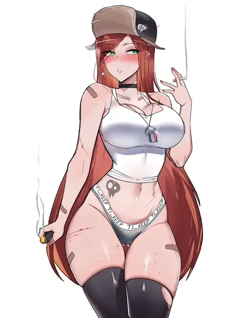 Wendy smoking (Ti_Keep) [Gravity Falls]