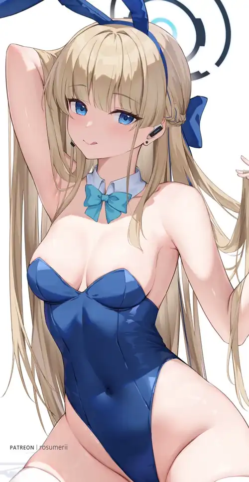 Cute perky waifu