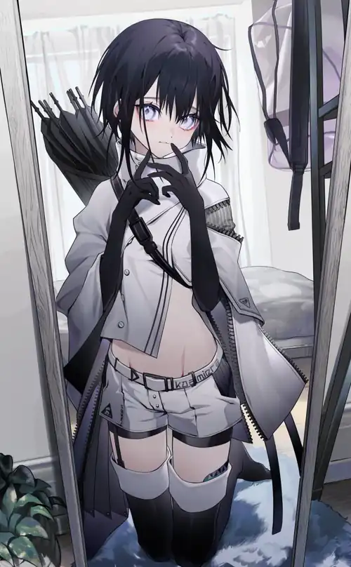 Girl Cosplaying Platinum [Original | Arknight]