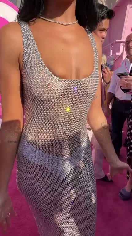Glamour Magazine interview at the “Barbie” premiere (July 2023)