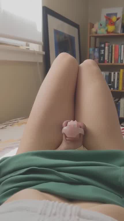oopsie, I got cum on my dress 👉👈