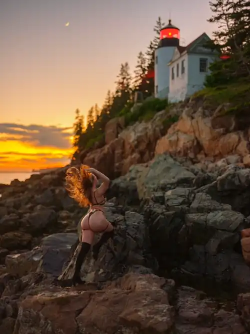 Bass Harbor with Erin