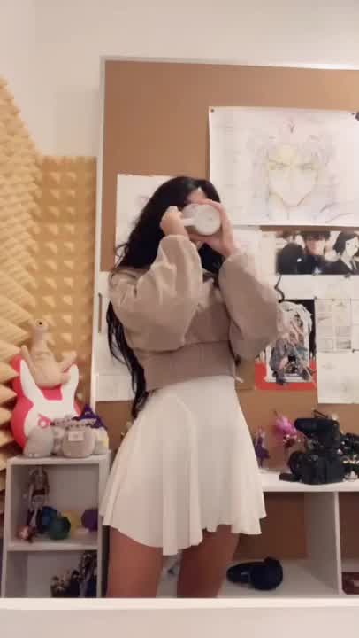 dancing in a skirt