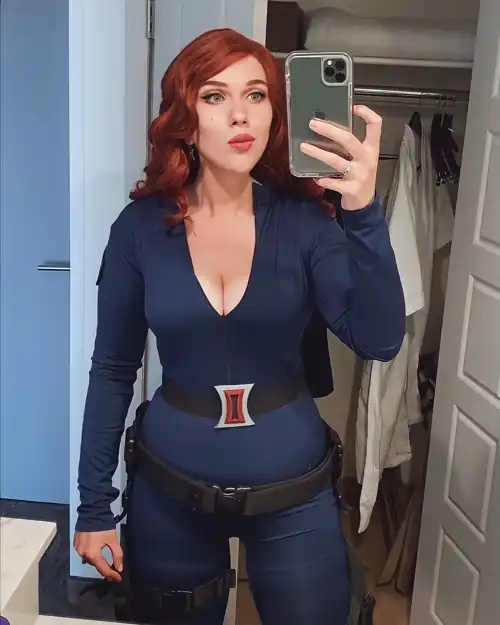 Kelsea Marie cosplaying as Black Widow at Megacon 2023!