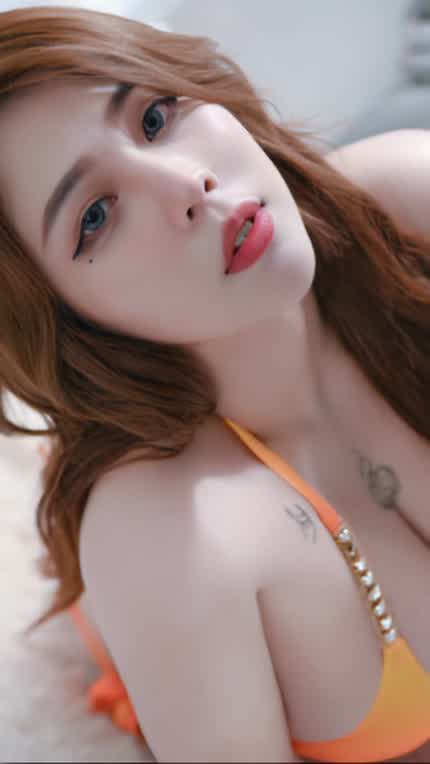 busty model records herself