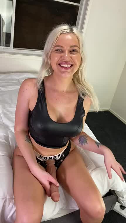 Stop drooling over my big cock