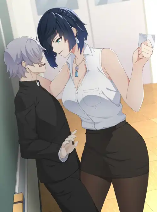 Nervous around miss Yelan