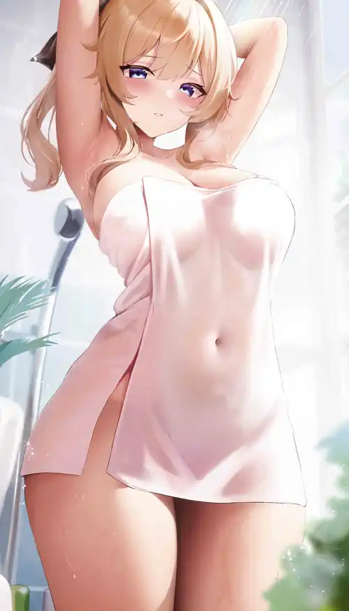 Jean taking a shower [Genshin Impact]
