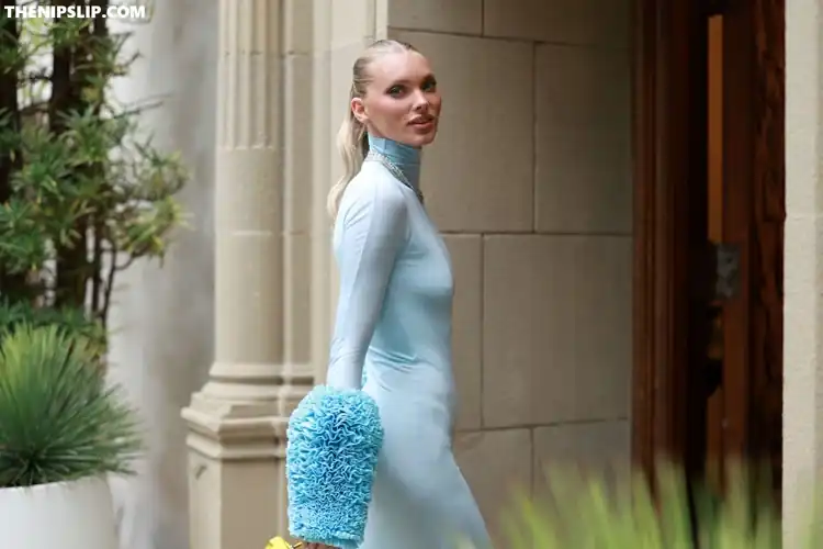 Elsa Hosk Nipple While Arriving to an Event