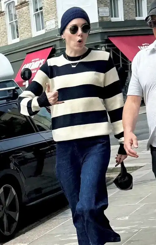 Emma Stone seen in London Today