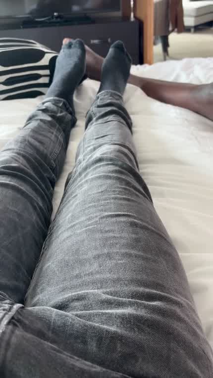 This is what sex looks for us now, I get pleasured by a man with a much bigger cock while hubby lays there fully clothed watching and wishing it was him inside me 😈