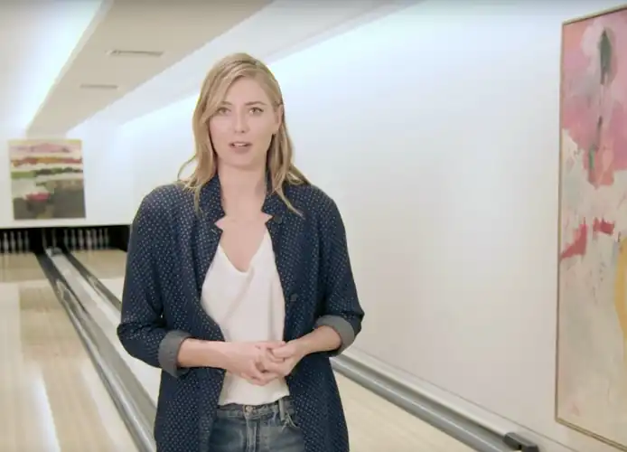 Maria's in home bowling alley!