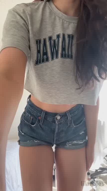 This shirt is a little too small for my boobs...