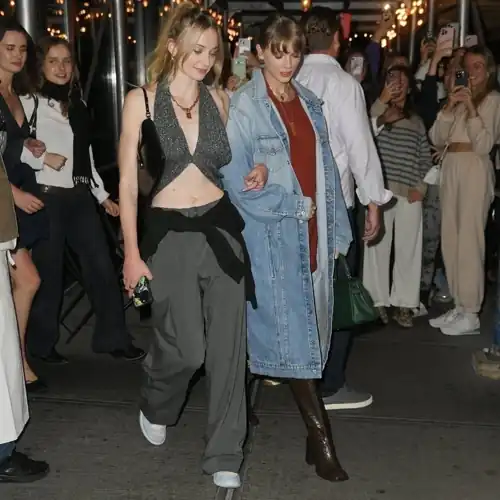 With Taylor Swift out together in New York. [September 2023]