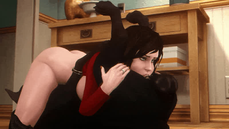 As soon as her guests left, Elizabeth set her sights on her pet dog. "Oh my sweet baby boy, you were so well behaved during the dinner party. Let mommy give you a nice little treat. Aww, do you like the taste of mommies pussy honey? Oh, I just love you so, so much!" (Noname55)