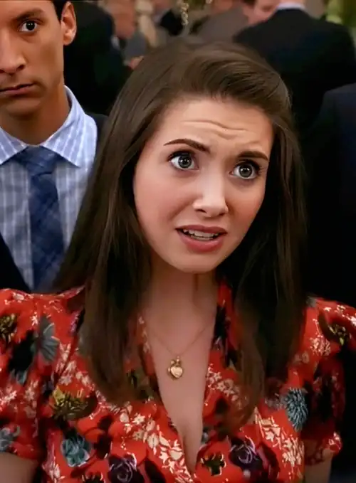 Using her doe eyes