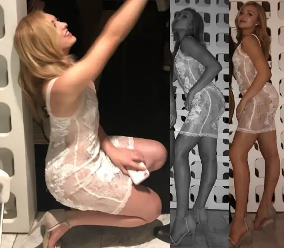 Peyton list white dress