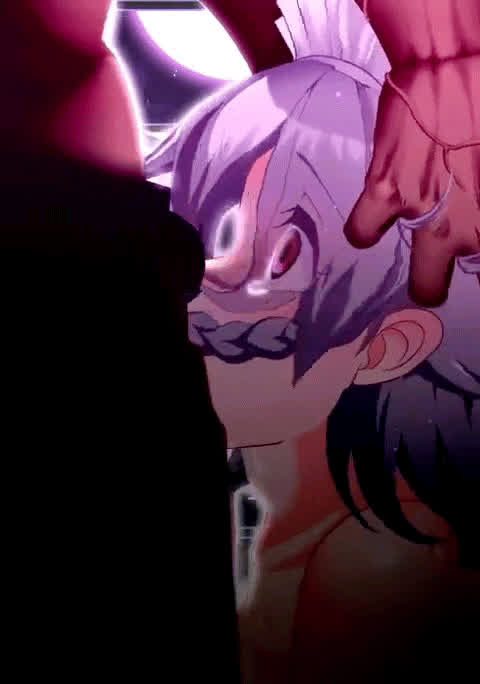 “You look so surprised~ Come on, you’ve got to be smarter then that<3 What the fuck do you think I’m paying you so much for, cleaning the house..?” *Laughs* “That’s right~ Swallow my load little maid<3”