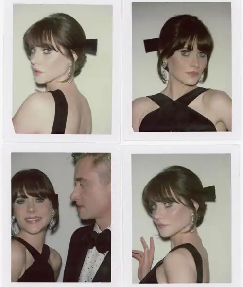 Polaroids of Zooey in Patou