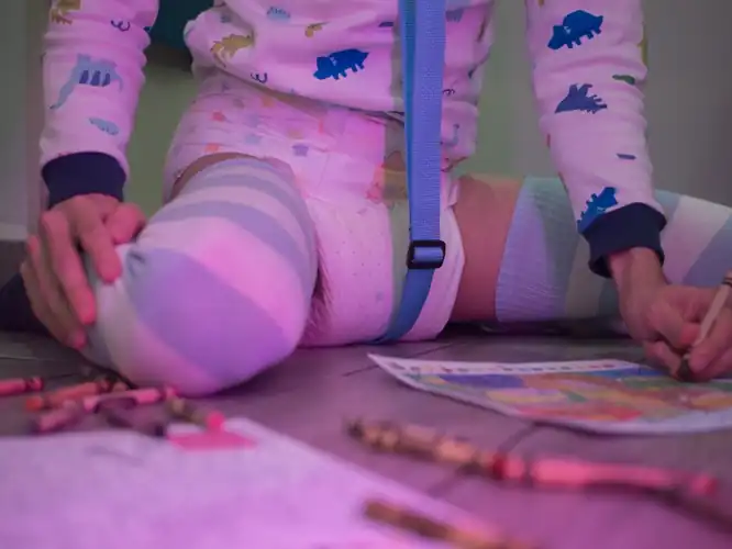 Maybe they won't notice I'm soaked if I keep coloring 😅