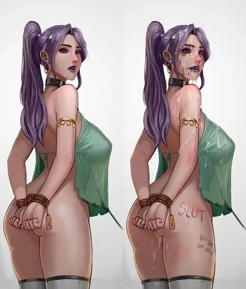 Which one makes me look prettier? Cuff and collar are staying, obviously~