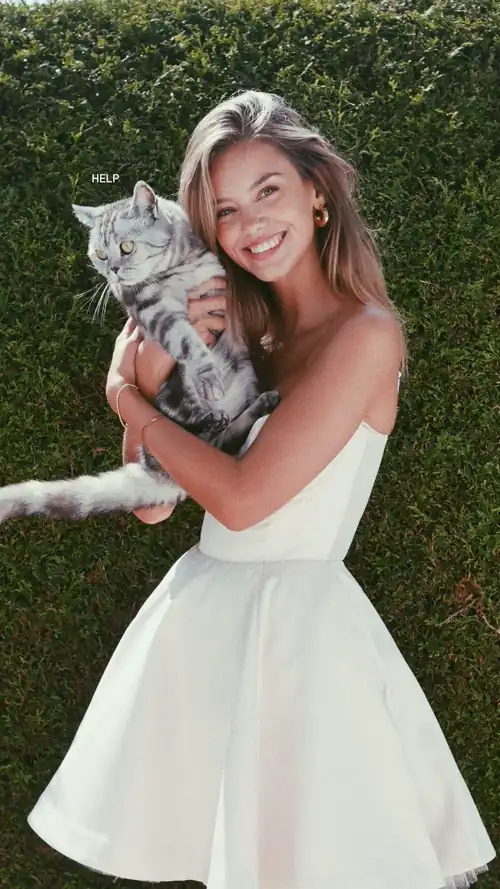 With cat Oscar (IG story 2024/07/15)
