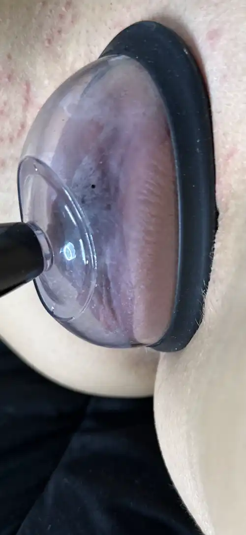 I’ve been practicing everyday to get my Mormon pussy to fill this pump up. How’s it looking so far?