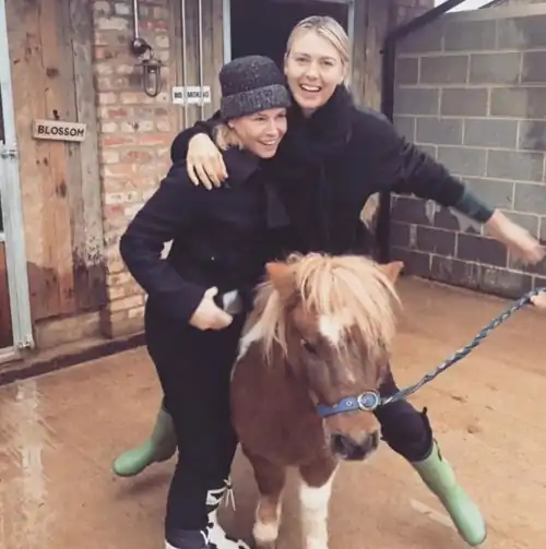 Sitting on a pony