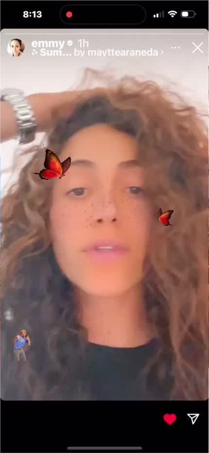 Emmy singing (Instagram Story 8/14/23)