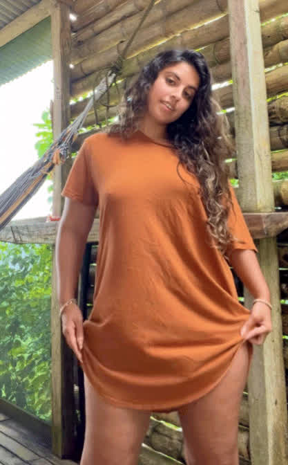 Revealing my curvy Indian body