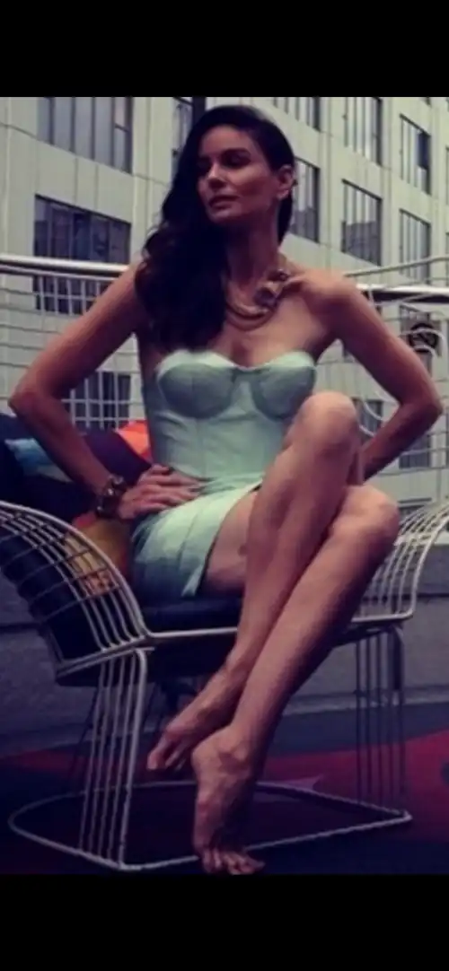 Leg and feet worship.