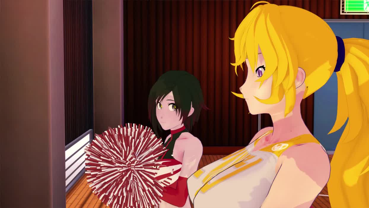 During one of the Beacons volleyball games, it seems that Ruby's cheers were too flirty/risqué and distracted Yang the whole time, thus causing them to lose.
