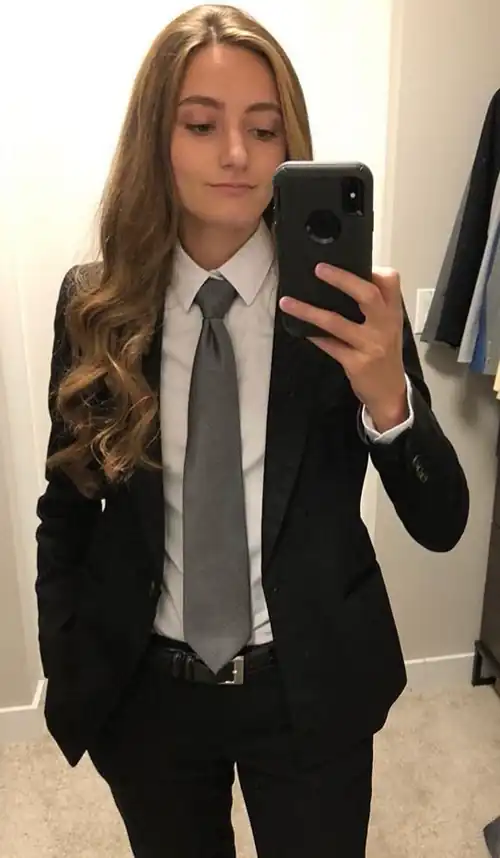Grey tie