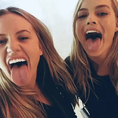 Margot and her friend waiting for you to fuck their face cunts