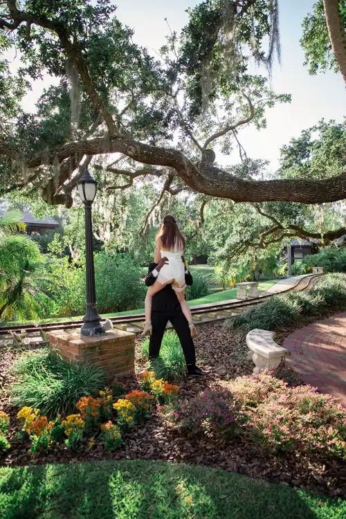 Wife got a little excited when seeing her old friend before ceremony!