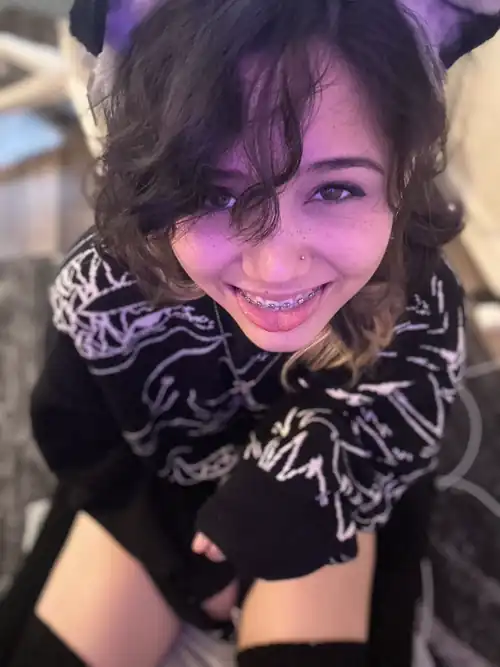 goofy braces girl :3 