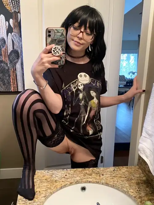 Would you mind having a petite goth roommate who likes Tim Burton movies and not wearing pants? [F]