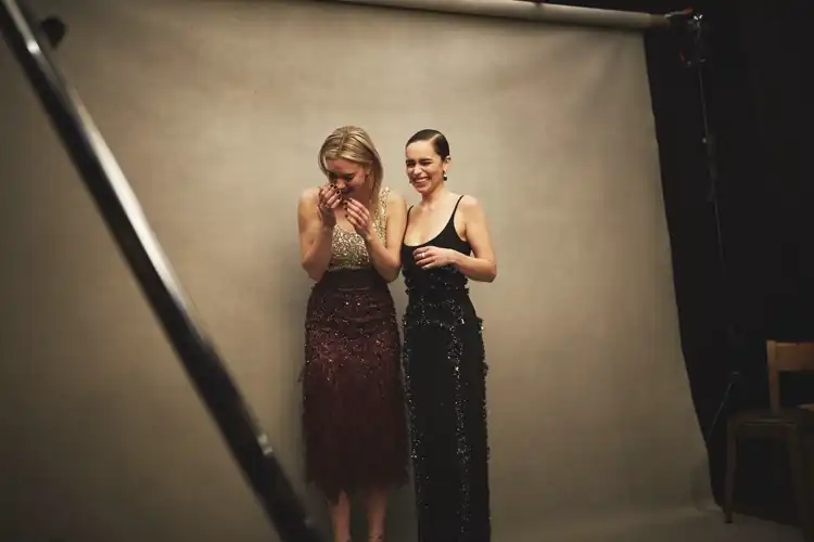 With Emilia Clarke
