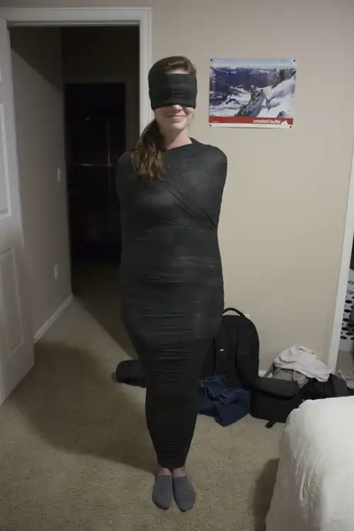 One of the first mummifications. Someone's excited! Much fun from here