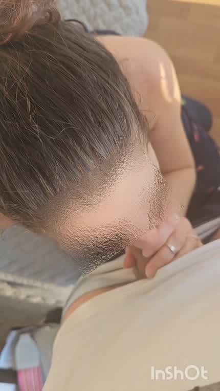 It was a risky blowjob