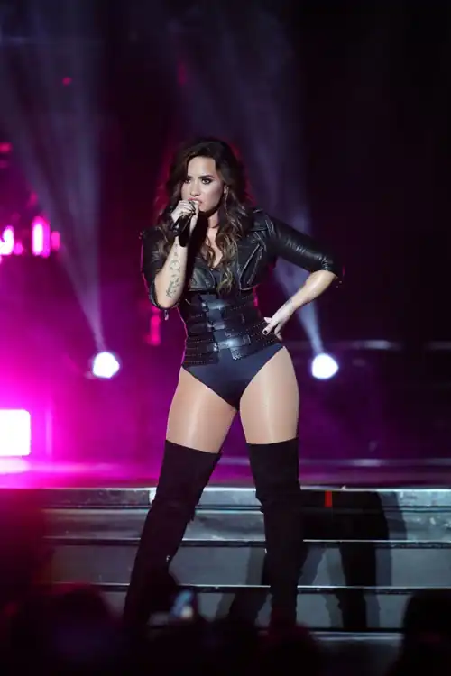 Demi marveling in a Concert (2016)